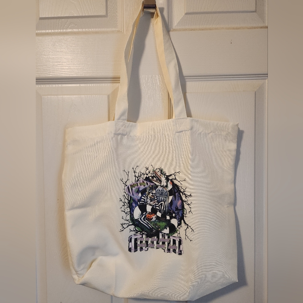 BEETLEJUICE REUSABLE TOTE BAG, NWT